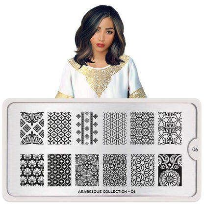 Arabesque 06 ✦ Nail Stamping Plate - MoYou London