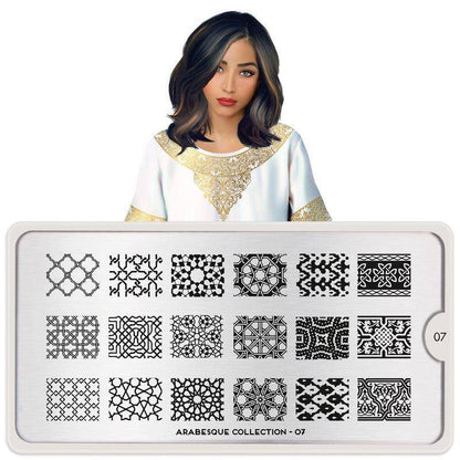 Arabesque 07 ✦ Nail Stamping Plate - MoYou London