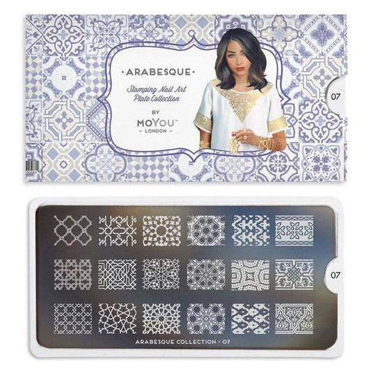 Arabesque 07 ✦ Nail Stamping Plate - MoYou London