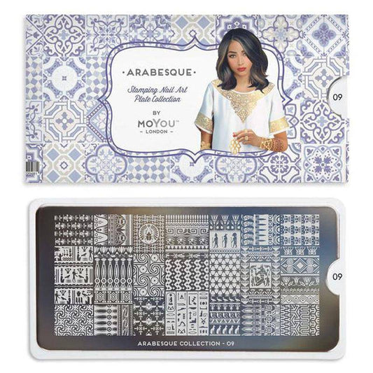 Arabesque 09 ✦ Nail Stamping Plate - MoYou London