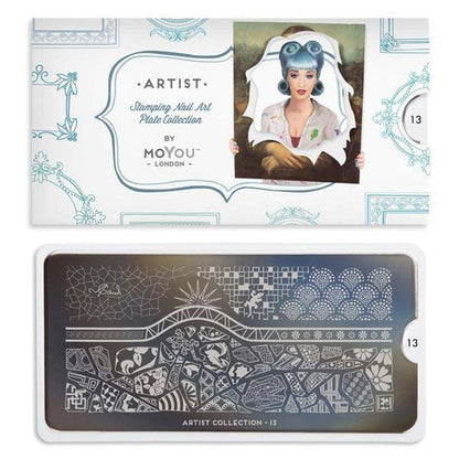 Artist 13 ✦ Nail Stamping Plate - MoYou London