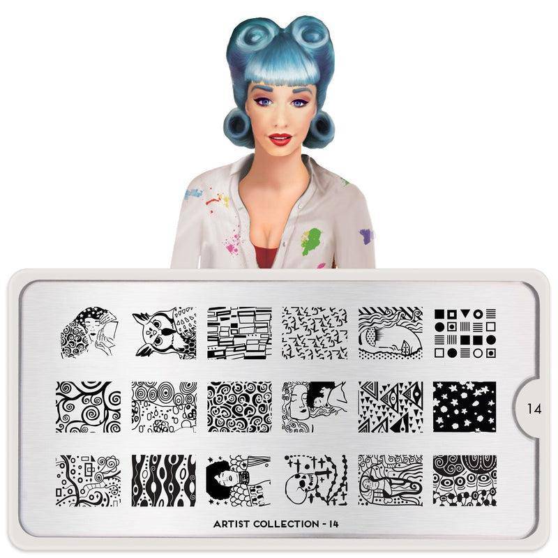 Artist 14 ✦ Nail Stamping Plate - MoYou London