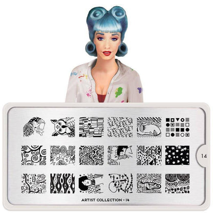 Artist 14 ✦ Nail Stamping Plate - MoYou London