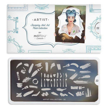 Artist 22 ✦ Nail Stamping Plate - MoYou London