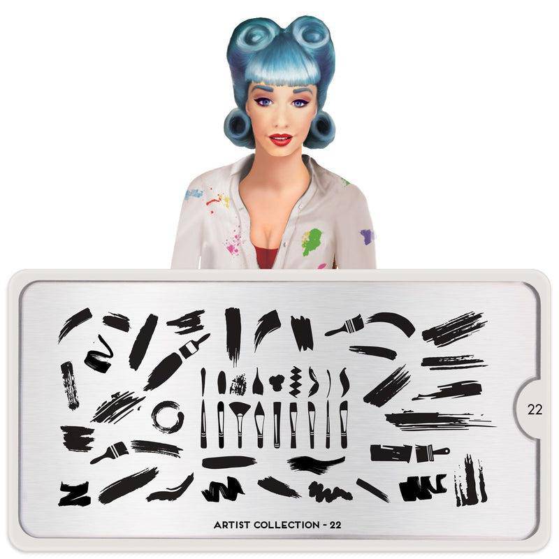 Artist 22 ✦ Nail Stamping Plate - MoYou London
