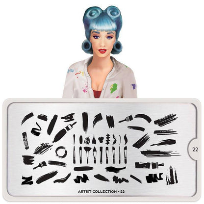 Artist 22 ✦ Nail Stamping Plate - MoYou London