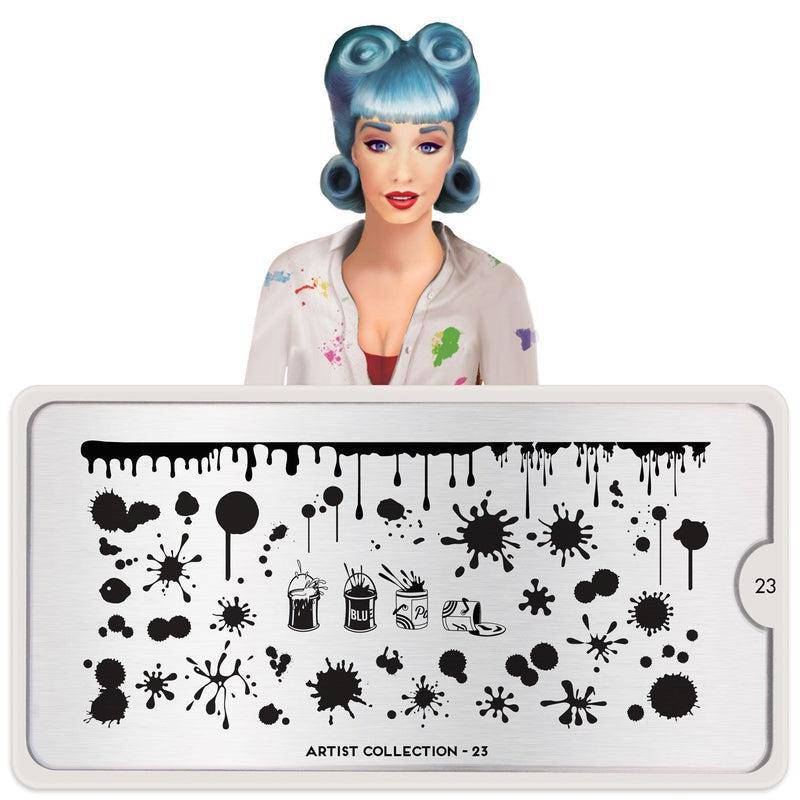 Artist 23 ✦ Nail Stamping Plate - MoYou London