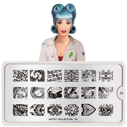 Artist 26 ✦ Nail Stamping Plate - MoYou London