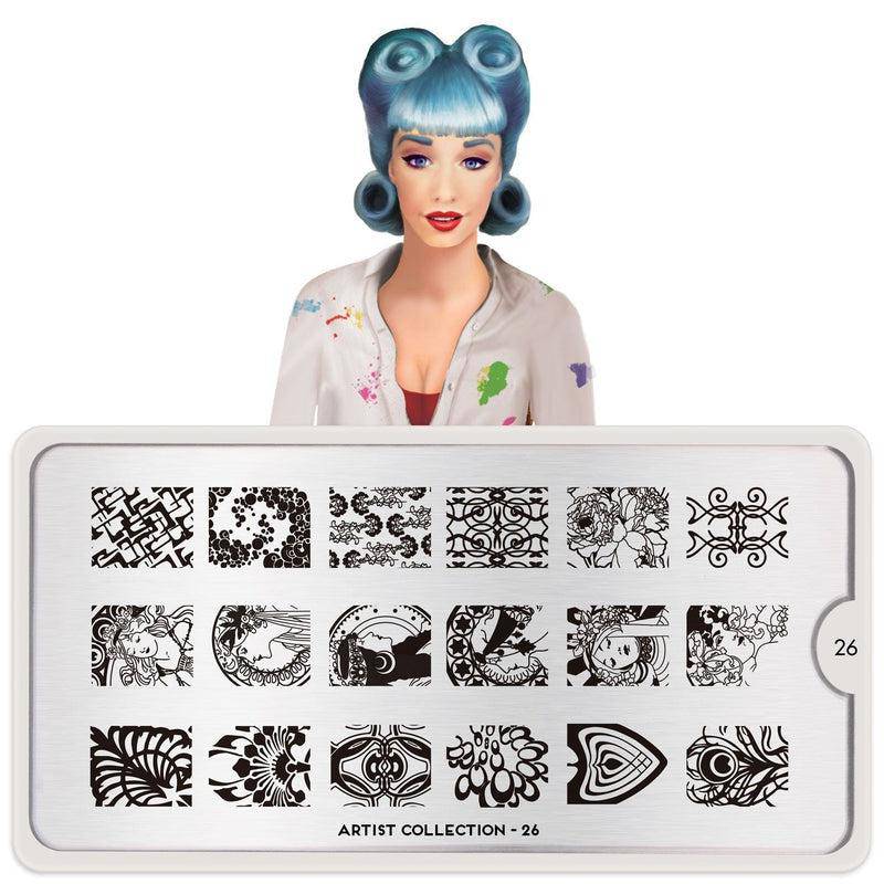 Artist 26 ✦ Nail Stamping Plate