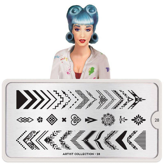 Artist 28 ✦ Nail Stamping Plate - MoYou London
