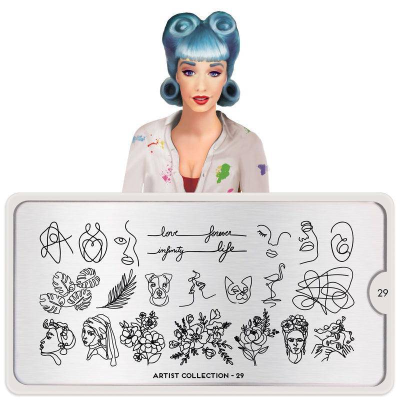 Artist 29 ✦ Nail Stamping Plate