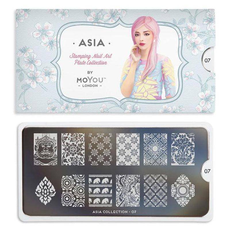 Asia 07 ✦ Nail Stamping Plates - MoYou London