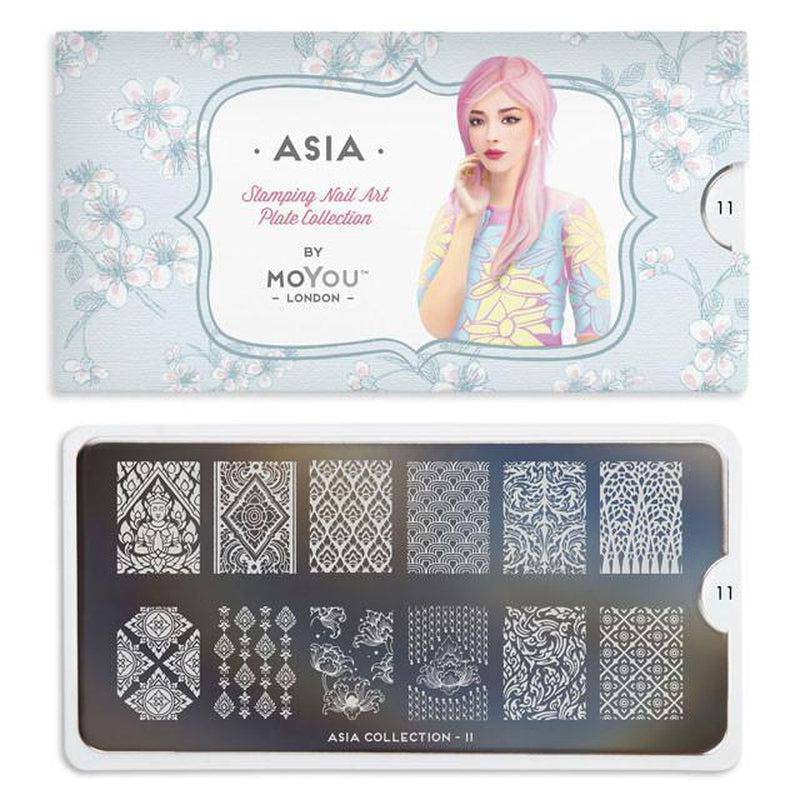 Asia 11 ✦ Nail Stamping Plates - MoYou London
