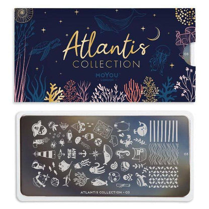 Atlantis 03 ✦ Nail Stamping Plate - MoYou London
