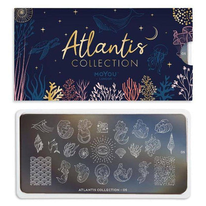 Atlantis 05 ✦ Nail Stamping Plate - MoYou London