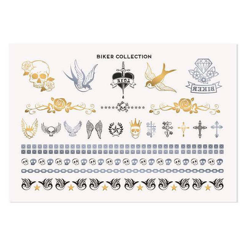 Biker Feet Temporary Tattoo - MoYou London