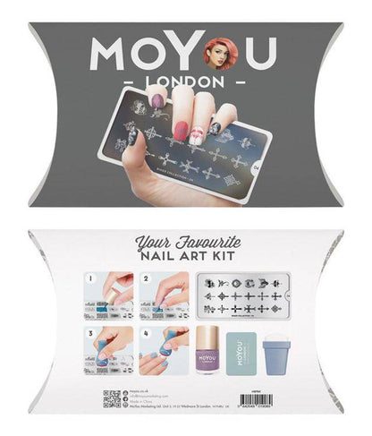 Biker Starter Kit Nail Art Stencils MoYou London 