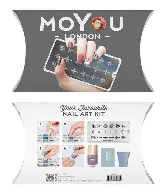Biker Starter Kit Nail Art Stencils MoYou London 