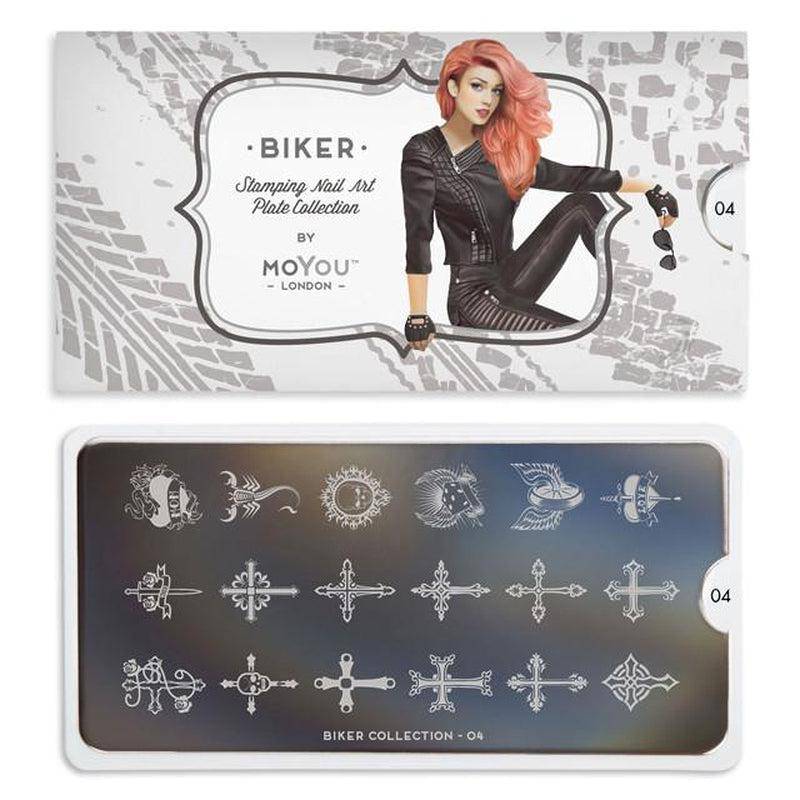 Biker Starter Kit Nail Art Stencils MoYou London 