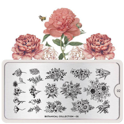 Botanical 02 ✦ Nail Stamping Plate - MoYou London