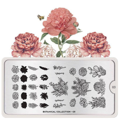 Botanical 03 ✦ Nail Stamping Plate - MoYou London