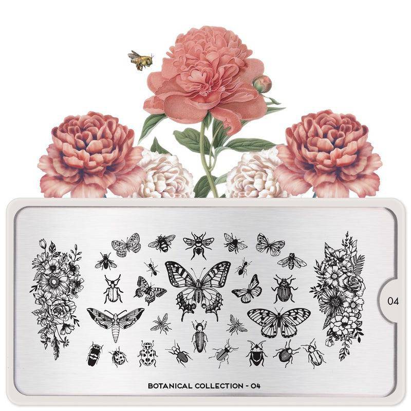 Botanical 04 ✦ Nail Stamping Plate