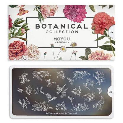 Botanical 05 ✦ Nail Stamping Plate - MoYou London