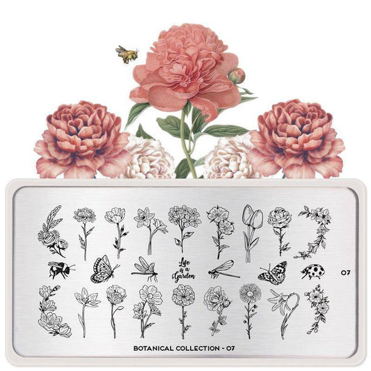 Botanical 07 ✦ Nail Stamping Plate - MoYou London