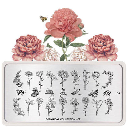 Botanical 07 ✦ Nail Stamping Plate - MoYou London
