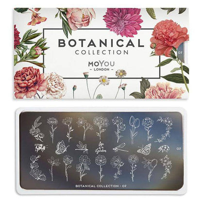 Botanical 07 ✦ Nail Stamping Plate - MoYou London