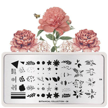 Botanical 08 ✦ Nail Stamping Plate - MoYou London