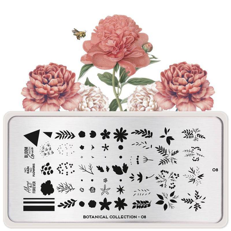 Botanical 08 ✦ Nail Stamping Plate
