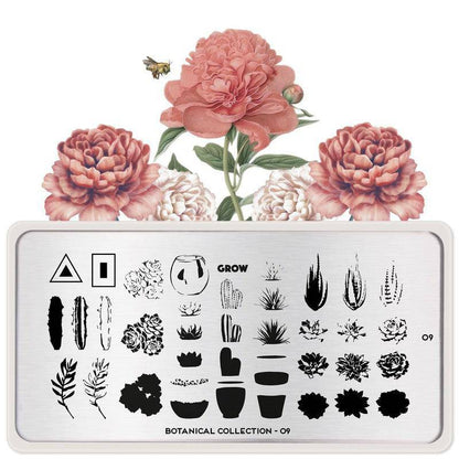 Botanical 09 ✦ Nail Stamping Plate - MoYou London