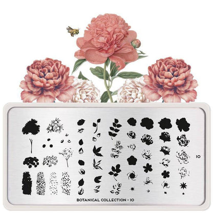 Botanical 10 ✦ Nail Stamping Plate - MoYou London