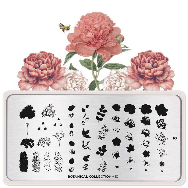 Botanical 10 ✦ Nail Stamping Plate