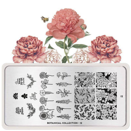 Botanical 12 ✦ Nail Stamping Plate - MoYou London