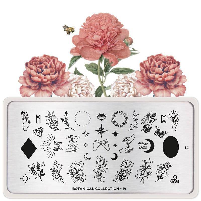 Botanical 14 ✦ Nail Stamping Plate - MoYou London
