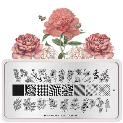 Botanical 15 ✦ Nail Stamping Plate - MoYou London