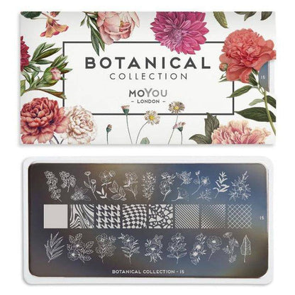 Botanical 15 ✦ Nail Stamping Plate - MoYou London