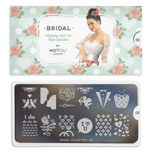 Bridal 05 ✦ Nail Stamping Plate - MoYou London