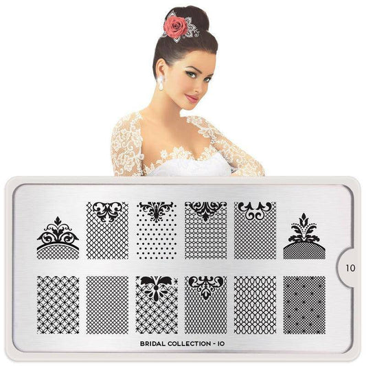 Bridal 10 ✦ Nail Stamping Plate - MoYou London