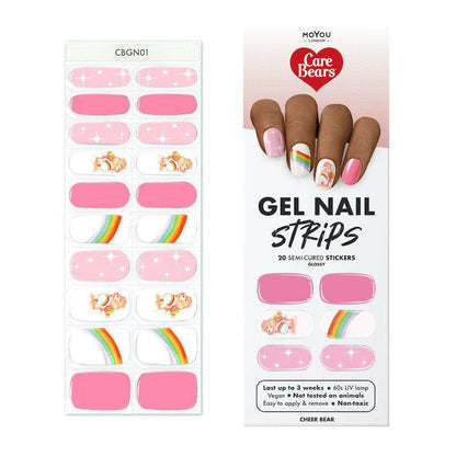 Gel Nail Strip ★ CARE BEARS ★ Cheer Bear - MoYou London