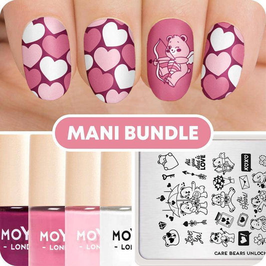 Care Bears Magic St. Valentines ✦ MANI BUNDLE Mani Bundles MoYou London 