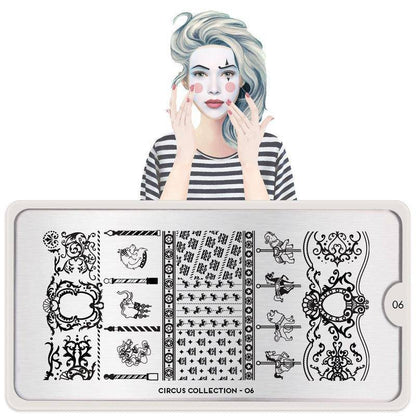 Circus 06 ✦ Nail Stamping Plate - MoYou London