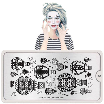 Circus 08 ✦ Nail Stamping Plate - MoYou London