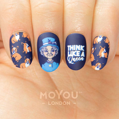 What the Plate 03 ✦ The Queen Nail Stamping Plate - MoYou London