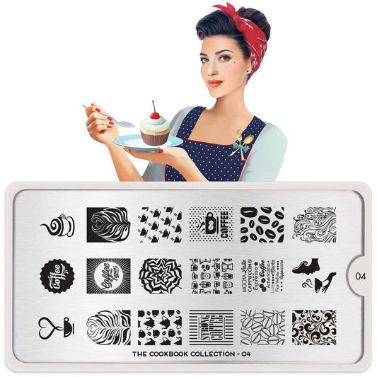 Cook Book 04 ✦ Nail Stamping Plate - MoYou London