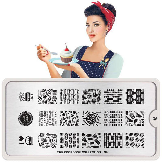 Cook Book 06 ✦ Nail Stamping Plate - MoYou London