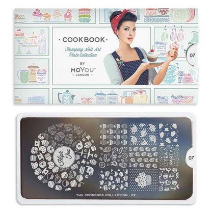 Cook Book 07 ✦ Nail Stamping Plate - MoYou London