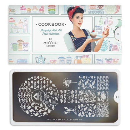 Cook Book 11 ✦ Nail Stamping Plate - MoYou London